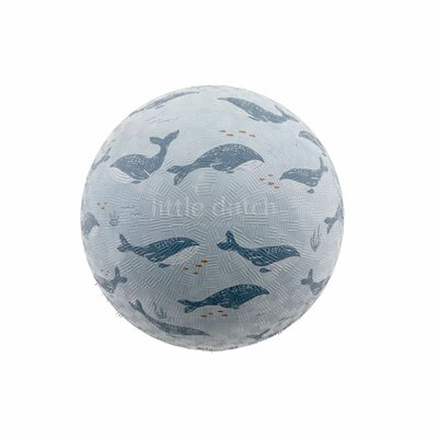 Little Dutch Ocean World Bal 18 cm Blauw/Rubber