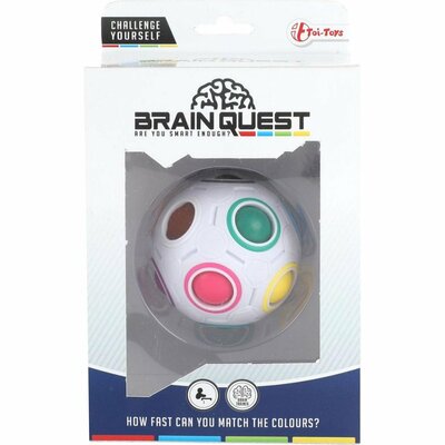 Toi-Toys Brain Quest Magische Puzzelbal 7 cm