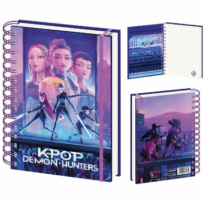 K-Pop Demon Hunters Notitieboekjes A5 Spiraal