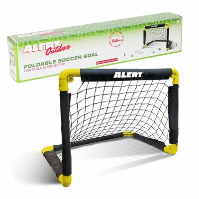 Alert Opvouwbaar Doel 50x44x44 cm Zwart/Geel