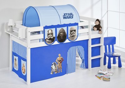 Halfhoogslaper Star Wars Blauw met tent