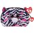 TY Fashion Handtas Zebra Zoey 20 cm Zwart/Wit/Roze