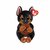 TY Beanie Babies Bellies Knuffel Hond Fritz 15 cm