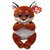 TY Beanie Babies Bellies Knuffel Vos Witt 24 cm