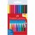 Faber Castell FC-155310 10 Viltstiften GRIP Doos met 10 Etuis