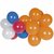 Ballonen 100 Stuks Rood/Wit/Blauw/Oranje