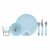 Mepal Little Dutch Forest Friends Servies 6-delig Blauw