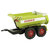 Rolly Toys 122219 RollyHalfpipe Claas Trailer