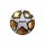 SportX Mini Voetbal Gold White Star 160-180 gr