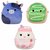 Squishmallows Micromallows Knuffels Ingred, Amelie Daisuke 6.5 cm