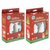 Grafix Kerst Gipsset 2 Figuren 7 cm Assorti
