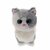 TY Beanie Boo Knuffel Grijs-Witte Kat 15 cm