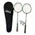 SportX Badmintonset 4 Sterren Assorti Groen/Zwart