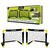 SportX 2 Voetbaldoelen 55x44x44cm