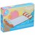 Hammock Opblaasbaar 120x72 cm Oranje/Wit