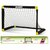 Alert Opvouwbaar Doel 91x61x61 cm + Voetbal en Pomp Zwart/Geel
