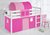 Halfhoogslaper Roze met tent