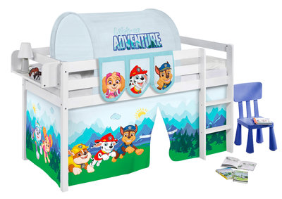 Halfhoogslaper Paw Patrol met tent