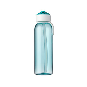 Mepal Campus Flip-Up Waterfles 500 ml Turquoise/Tranparant