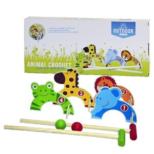 Outdoor Play Dieren Croquet Set