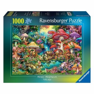 Ravensburger Puzzel Merry Mushroom Village 1000 Stukjes