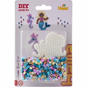 Hama Strijkkralen Midi Aqua Set 450 Stuks