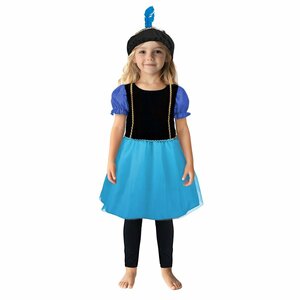 Pietenjurk 110-116 Paars/Blauw