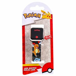 Pokémon LED Horloge Zwart Pokémon LED Horloge Zwart