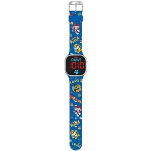 Paw Patrol LED Horloge Blauw Paw Patrol LED Horloge Blauw