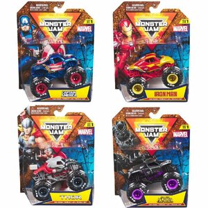 Monster Jam Marvel Truck 1:64 Assorti Monster Jam Marvel Truck 1:64 Assorti