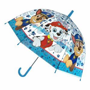 Paw Patrol Kinderparaplu 69 cm Blauw/Transparant Paw Patrol Kinderparaplu 69 cm Blauw/Transparant