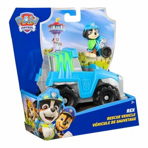 Paw Patrol Rex met Voertuig Paw Patrol Rex met Voertuig