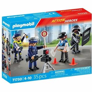 Playmobil 71730 Action Heroes Politie Figuren Set Playmobil 71730 Action Heroes Politie Figuren Set