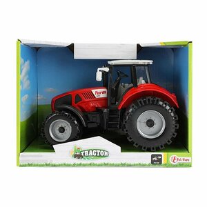 Tractor Tractor met Frictie 19 cm Rood/Zwart Tractor Tractor met Frictie 19 cm Rood/Zwart
