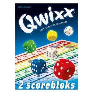 White Goblin Games Qwixx Scorebloks 2 Stuks White Goblin Games Qwixx Scorebloks 2 Stuks