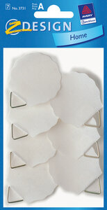 Avery AV-3731 Schilderijhanger Z-design Home 40mm Wit Pakje A 5 Stuks Avery AV-3731 Schilderijhanger Z-design Home 40mm Wit Pakje A 5 Stuks