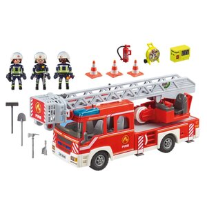 Playmobil 9463 Brandweerauto Set met Licht en Geluid Playmobil 9463 Brandweerauto Set met Licht en Geluid