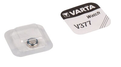 Varta V377 Knoopcel Batterij Zilver Varta V377 Knoopcel Batterij Zilver