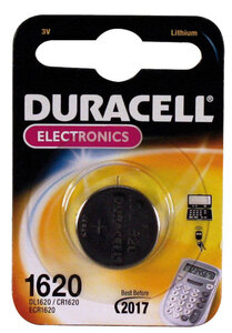 Duracell Knoopcel Lith Dl1620 Duracell Knoopcel Lith Dl1620