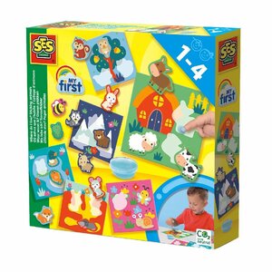 SES Creative My First Waar Woon Ik? Dieren Plakken SES Creative My First Waar Woon Ik? Dieren Plakken