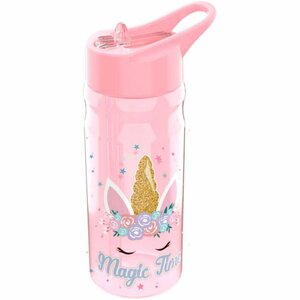 Lunch Buddies Waterfles Eenhoorn 600 ml Roze