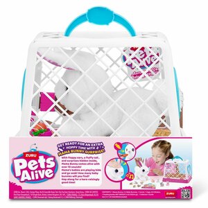 Zuru Pets Alive Mama + Baby Konijn in Kooi + Geluid Zuru Pets Alive Mama + Baby Konijn in Kooi + Geluid