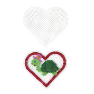 Hama Strijkkralen Grondplaat Hart Groot Hama Strijkkralen Grondplaat Hart Groot