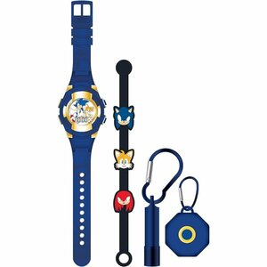 Accutime Sonic Horloge Cadeau Set Blauw/Geel Accutime Sonic Horloge Cadeau Set Blauw/Geel