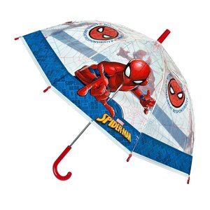 Spiderman Kinderparaplu 66 cm Blauw/Rood/Transparant Spiderman Kinderparaplu 66 cm Blauw/Rood/Transparant