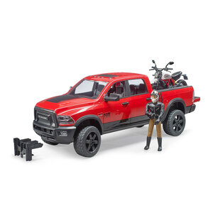 Bruder 02502 RAM 2500 Power Wagon + Ducati en BWorld Figuur Bruder 02502 RAM 2500 Power Wagon + Ducati en BWorld Figuur