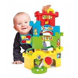 Clementoni Baby Stapeltoren Kasteel met Ballenbaan + Bal Clementoni Baby Stapeltoren Kasteel met Ballenbaan + Bal