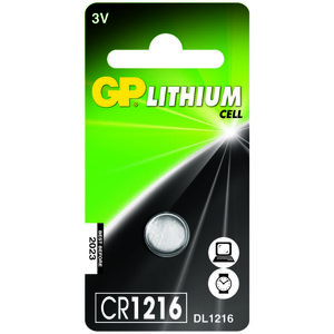 GP Batteries Gp Knoopcel Lithium Cr1216 GP Batteries Gp Knoopcel Lithium Cr1216