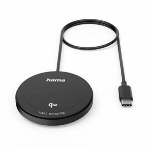 Hama Draadloze Qi2-Oplaadpad 15W Zwart Hama Draadloze Qi2-Oplaadpad 15W Zwart