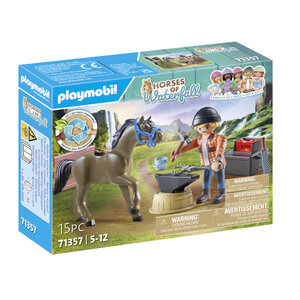Playmobil 71357 Horses of Waterfall Hoefsmid Playmobil 71357 Horses of Waterfall Hoefsmid